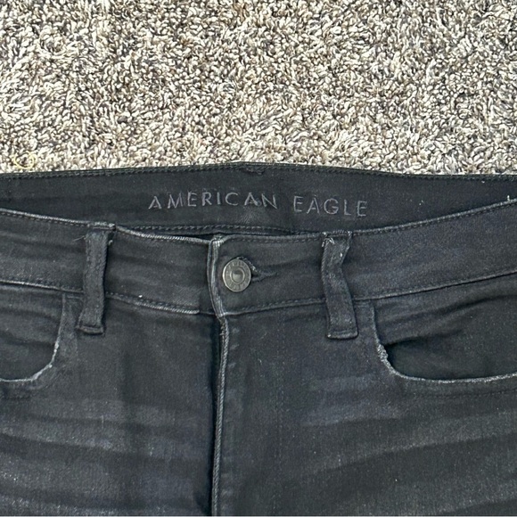 American Eagle Jeggings black size 10 regular - Picture 6 of 12